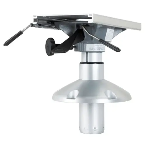 8 3/4" - 14 1/2" Adjustable Thru-Deck Mainstay Package with Slide and Swivel Silver 8 3/4" - 14 1/2" Adjustable Thru-Deck Mainstay Package with Slide and Swivel Silver