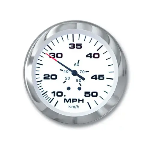 Lido Series Speedometer Kit, 50 mph White Lido Series Speedometer Kit, 50 mph White