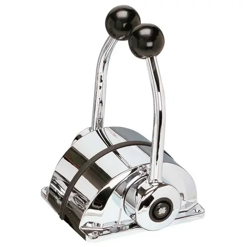 Dual Lever Engine Control Mount, Chrome Dual Lever Engine Control Mount, Chrome