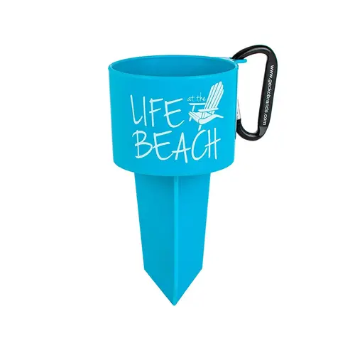 Stake Beverage Holder Blue Stake Beverage Holder Blue