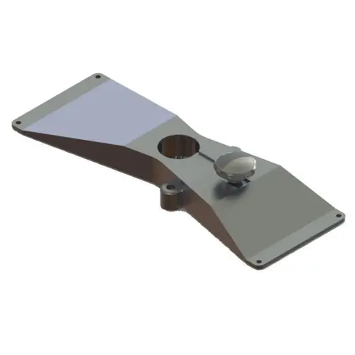 Marine Table Support, 2-Stage, for 76mm Columns, Silver Powder Coated Marine Table Support, 2-Stage, for 76mm Columns, Silver Powder Coated