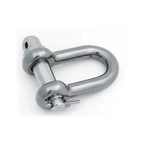 High Tensile Stainless Steel D Shackle, Type AL, 3/8" Pin Dia., 2000lb. WLL High Tensile Stainless Steel D Shackle, Type AL, 3/8" Pin Dia., 2000lb. WLL