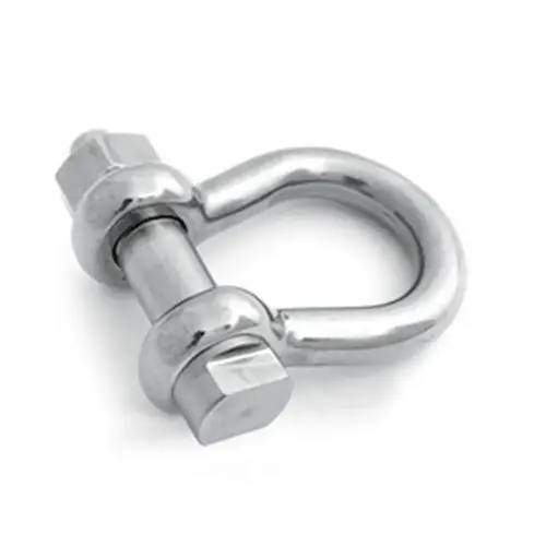 High Tensile Stainless Steel Bow Shackle, Type E, 5/8" Pin Dia., 5000lb. WLL High Tensile Stainless Steel Bow Shackle, Type E, 5/8" Pin Dia., 5000lb. WLL