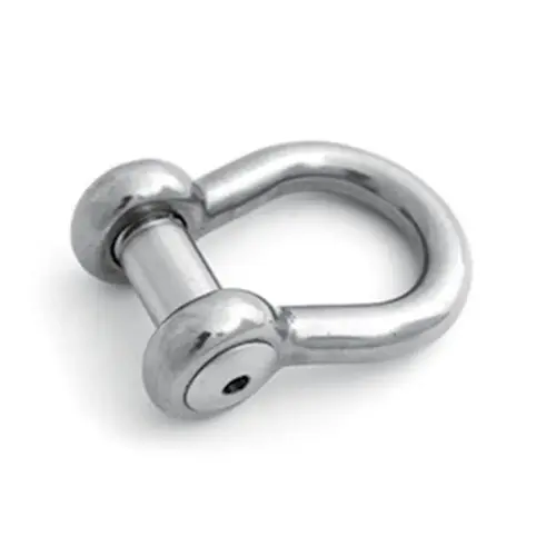 Screw Pin Bow Shackle, Type B, 1/2" Pin Dia., 2200lb. WLL Screw Pin Bow Shackle, Type B, 1/2" Pin Dia., 2200lb. WLL