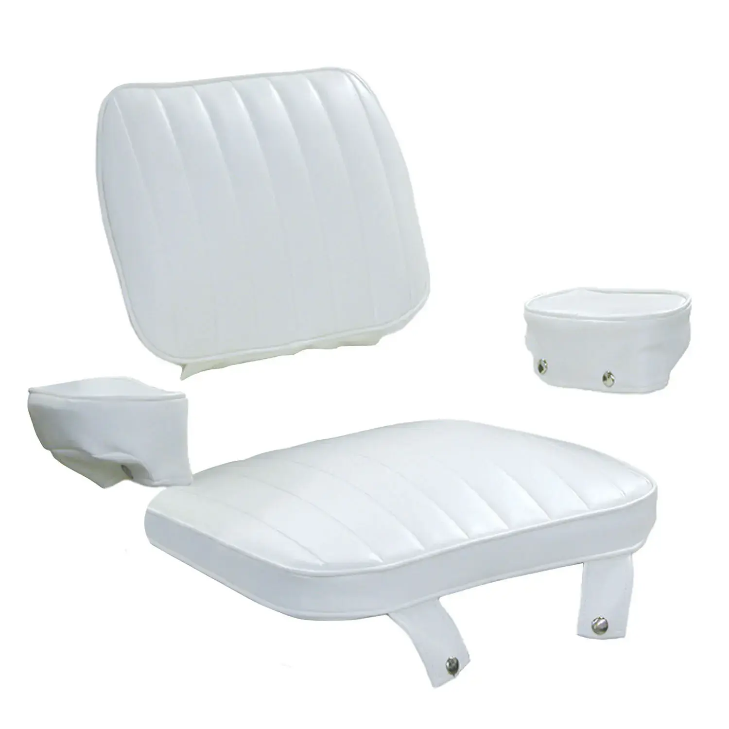 WISE SEATING Captains Chair Cushion Set Only Wise White 8WD1007-2-710 WISE SEATING Captains Chair Cushion Set Only Wise White 8WD1007-2-710