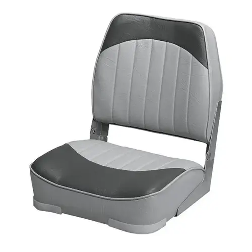 Low Back Boat Seat, Gray/Charcoal Low Back Boat Seat, Gray/Charcoal