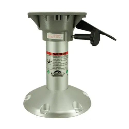 Seat Pedestal, 9" with Swivel Anodized Seat Pedestal, 9" with Swivel Anodized