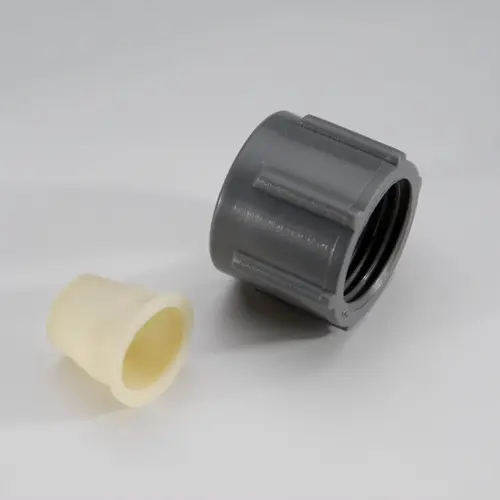 1/2" Polyvinyl Flex Tubing Nut & Sleeve 1/2" Polyvinyl Flex Tubing Nut & Sleeve
