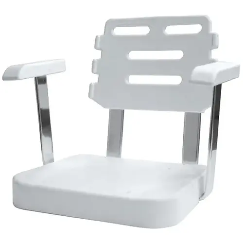 Ladder Back Helm Chair Seat Shell only Wise White Ladder Back Helm Chair Seat Shell only Wise White
