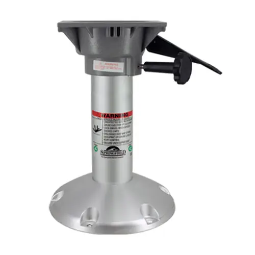 Seat Pedestal, 12" with Swivel Anodized Seat Pedestal, 12" with Swivel Anodized