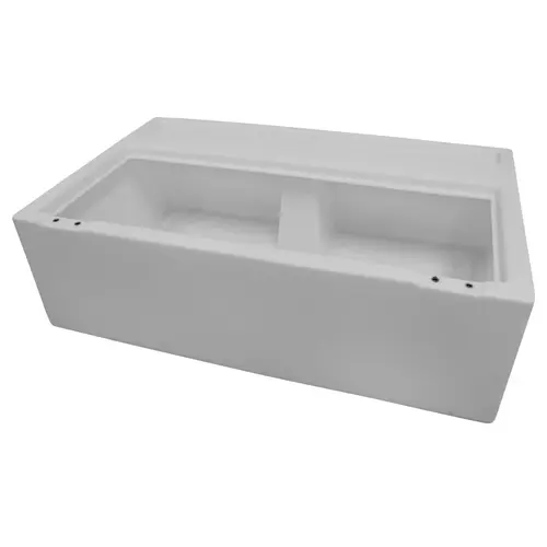 Deluxe Pontoon 37" Bench, Base Only White Deluxe Pontoon 37" Bench, Base Only White