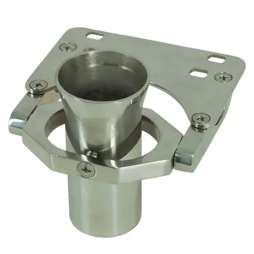 Bolt-On Gimbal For Deck Chairs Silver Bolt-On Gimbal For Deck Chairs Silver