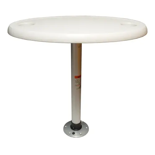 Thread-Lock Oval Table Package White Thread-Lock Oval Table Package White