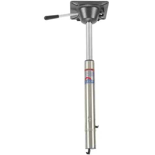 Adjustable Spring-Lock Sit Down Pedestal Silver Adjustable Spring-Lock Sit Down Pedestal Silver