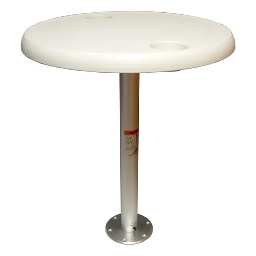 Stowable Round Table Package White Stowable Round Table Package White
