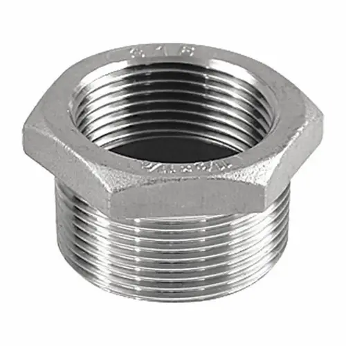 2" X 1-1/2" MNPT x FNPT 316 Stainless Steel Reducing Bushing 2" X 1-1/2" MNPT x FNPT 316 Stainless Steel Reducing Bushing