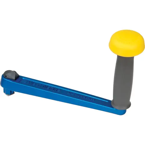 Aluminum Locking PowerGrip Winch Handle Blue Aluminum Locking PowerGrip Winch Handle Blue