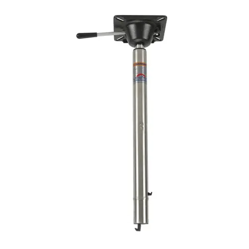 Spring-Lock Power-Rise Stand-Up Adjustable Pedestal Silver Spring-Lock Power-Rise Stand-Up Adjustable Pedestal Silver