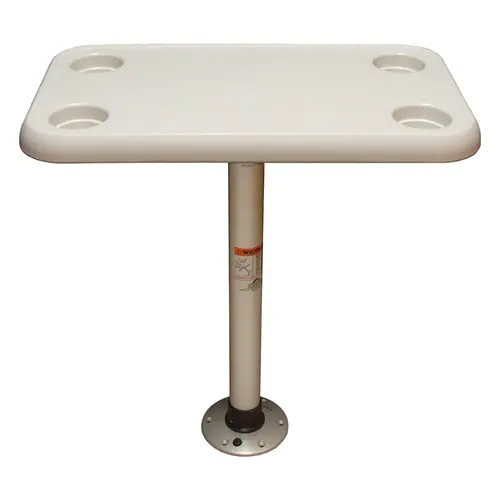 Thread-Lock Rectangular Table Package White Thread-Lock Rectangular Table Package White