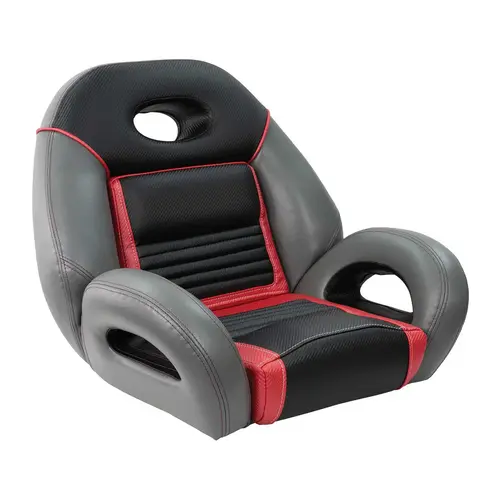Pro Fishing Speed Seat Charcoal/Red/Gray Pro Fishing Speed Seat Charcoal/Red/Gray