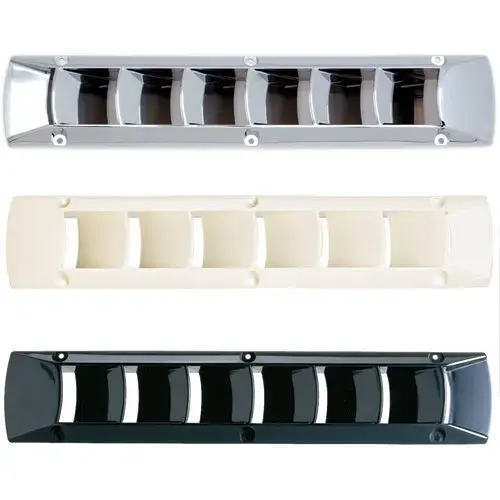 Off-White Louvered Vent Off-White Louvered Vent