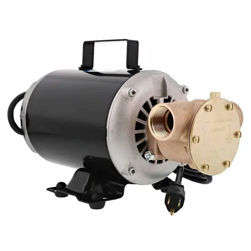 3.4GPM Pump, 3/8" NPT Ports, 3-5/8"H x 4"W x 6-7/8"L, Neoprene Impeller 3.4GPM Pump, 3/8" NPT Ports, 3-5/8"H x 4"W x 6-7/8"L, Neoprene Impeller