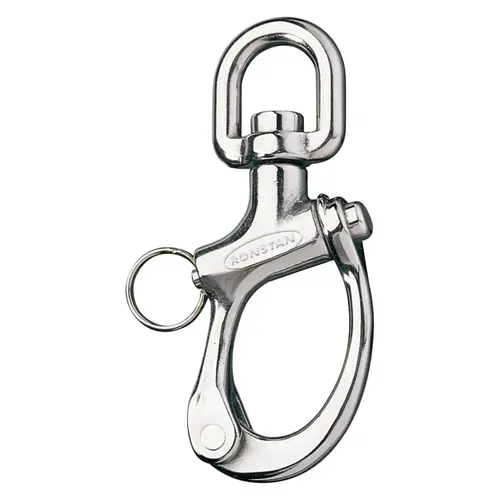 4 5/16" L X 5/8" Stainless Steel Standard S-Bail Snap Shackle 4 5/16" L X 5/8" Stainless Steel Standard S-Bail Snap Shackle