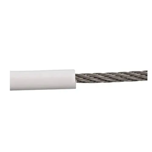 30 ft of 5/16" White Vinyl-Coated 7 x 7 Lifeline Wire 30 ft of 5/16" White Vinyl-Coated 7 x 7 Lifeline Wire