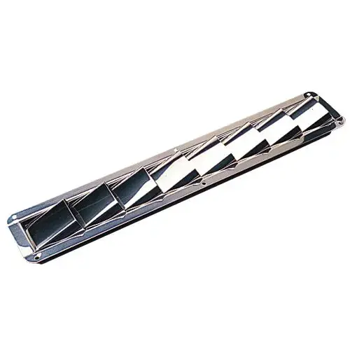 8-Slot Streamlined Stainless Steel Louvered Vent 8-Slot Streamlined Stainless Steel Louvered Vent