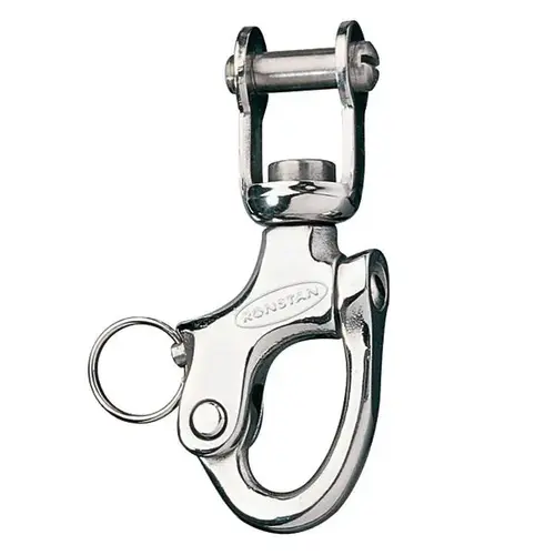 3 3/4" L Stainless Steel Track Bail Snap Shackle 3 3/4" L Stainless Steel Track Bail Snap Shackle