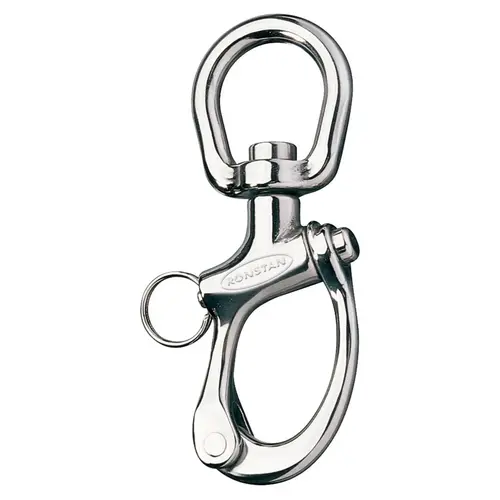 4 3/4" X 1" Stainless Steel Large Bail Snap Shackle 4 3/4" X 1" Stainless Steel Large Bail Snap Shackle