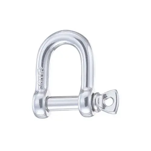 Stainless Steel High-Resistance "D" Shackle with 5/16" Pin Stainless Steel High-Resistance "D" Shackle with 5/16" Pin