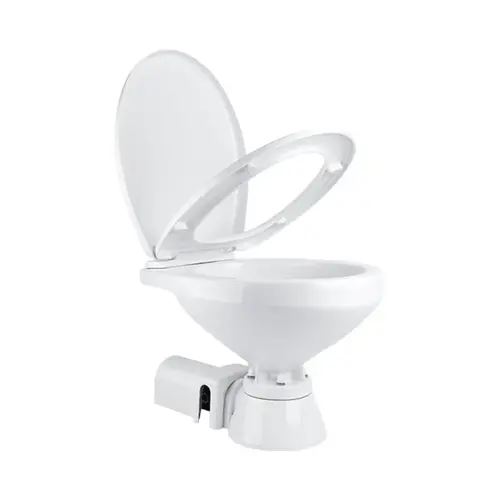 SEAFLO 12V Electric Marine Toilet, Compact Ceramic Bowl with Macerator Pump SEAFLO 12V Electric Marine Toilet, Compact Ceramic Bowl with Macerator Pump