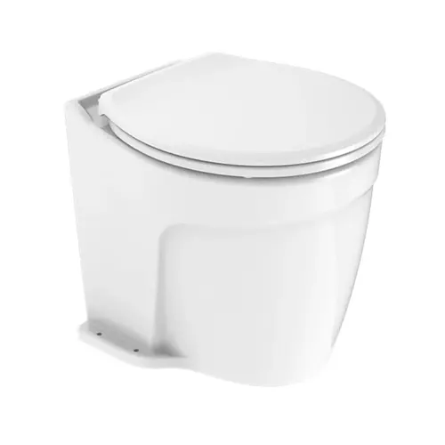 SEAFLO 12V Deluxe Flush Fresh Water Electric Marine Toilet, Boating Head with Push-Button Control & Quiet Operation SEAFLO 12V Deluxe Flush Fresh Water Electric Marine Toilet, Boating Head with Push-Button Control & Quiet Operation