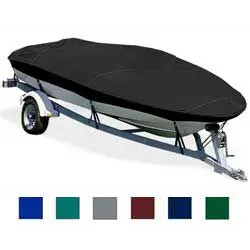 TAYLOR MADE PRODUCTS Basic Fish Boat Cover OB Burgundy Hot Shot 13 ft5-14 ft4 62 Beam 86014OY