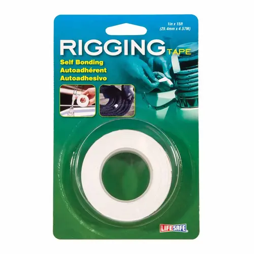 1" x 15 ft Rigging Tape, White 1" x 15 ft Rigging Tape, White