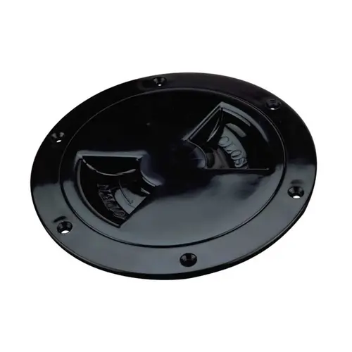 4 7/16" Screw Out Deck Plate Black 4 7/16" Screw Out Deck Plate Black