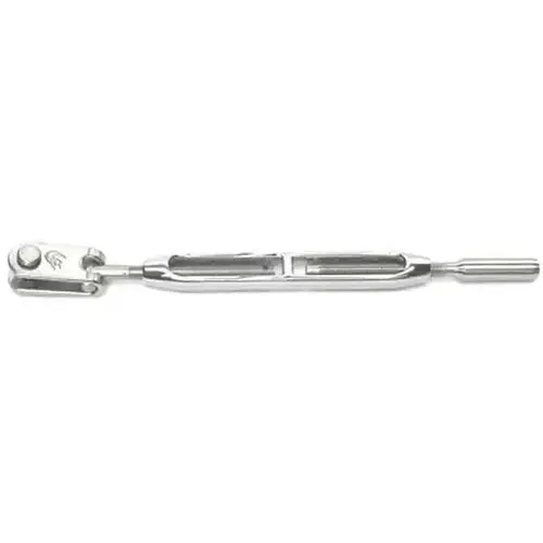 Turnbuckle Toggle Assembly Jaw to Swage for 3/16" Wire, 1/4" Pin Turnbuckle Toggle Assembly Jaw to Swage for 3/16" Wire, 1/4" Pin
