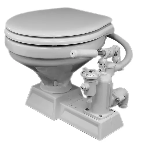 Manual High Boy Toilet White Manual High Boy Toilet White