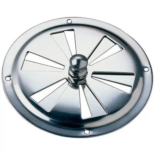 Stainless Steel BUTTERFLY Vent 4 - Center KNOB Stainless Steel BUTTERFLY Vent 4 - Center KNOB