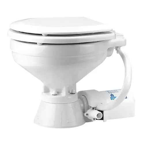 Compact Bowl Electric Toilet White Compact Bowl Electric Toilet White