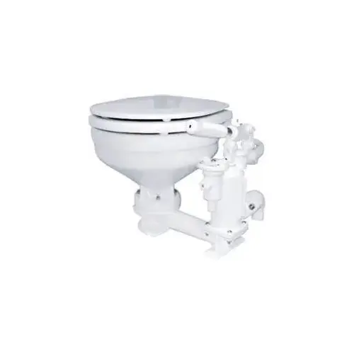 PHC Non-Macerating Manual Toilet White PHC Non-Macerating Manual Toilet White