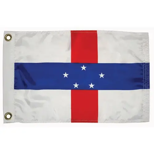 Former Netherlands Antilles Flag, 12" x 18" Former Netherlands Antilles Flag, 12" x 18"