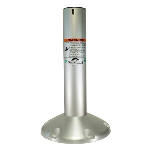 15" H X 2 7/8" Locking Second Generation Pedestal Anodized Finish Silver 15" H X 2 7/8" Locking Second Generation Pedestal Anodized Finish Silver