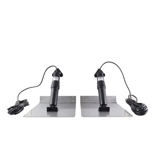 Stainless Steel Trim Tab Kit with 9LX9W Trim Tabs, No Control Stainless Steel Trim Tab Kit with 9LX9W Trim Tabs, No Control