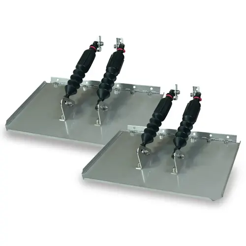 Stainless Steel Smart Tabs 16"X10" Plates / Dual Cylinders, 120lb. Actuators Fully Automatic Trim Tabs Stainless Steel Smart Tabs 16"X10" Plates / Dual Cylinders, 120lb. Actuators Fully Automatic Trim Tabs
