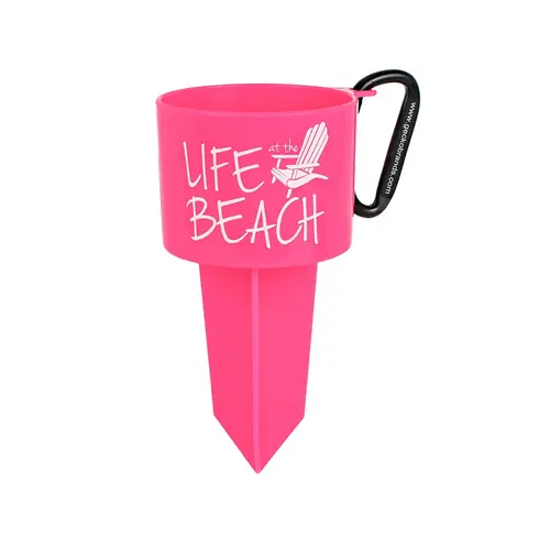 Stake Beverage Holder Pink Stake Beverage Holder Pink