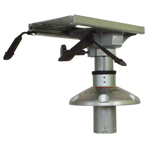 9" - 12" Adjustable Thru-Deck Mainstay Package with Slide and Swivel Silver 9" - 12" Adjustable Thru-Deck Mainstay Package with Slide and Swivel Silver