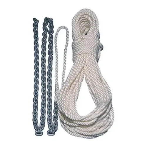 15 ft X 1/4" Premium Three-Strand Anchor Rode 15 ft X 1/4" Premium Three-Strand Anchor Rode