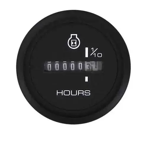 Eclipse Series Hourmeter Black Eclipse Series Hourmeter Black